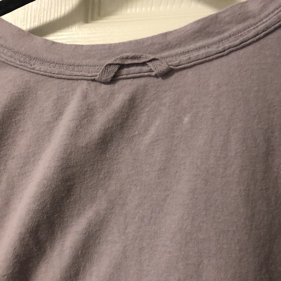 Womens Free People FP Movement Oversized Tee sz XL purple - Picture 6 of 6